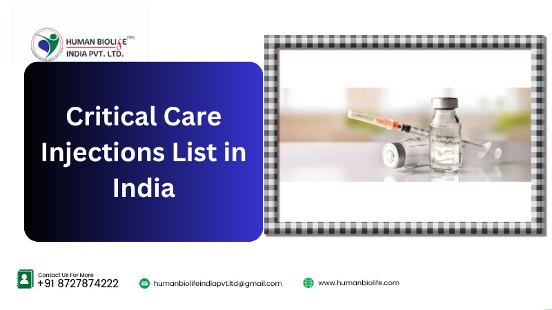 Critical Care Injection List in India