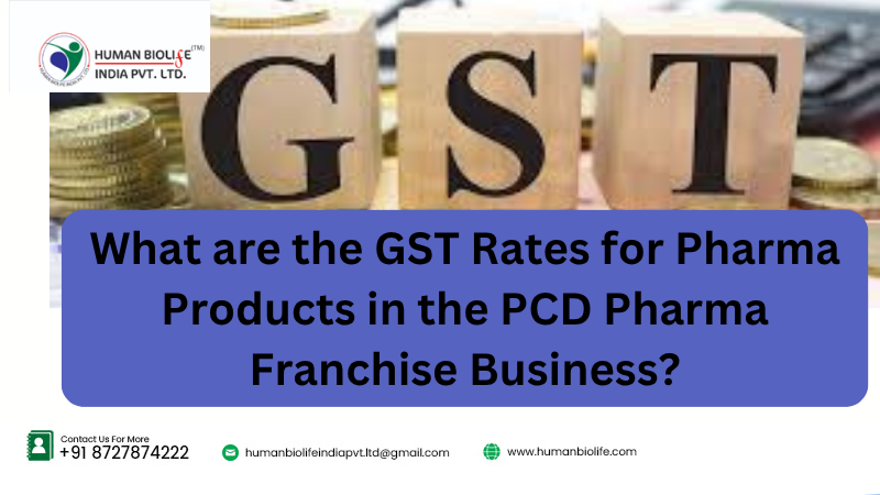 What are the GST Rates on Pharma Products in PCD Pharma Franchise Business?