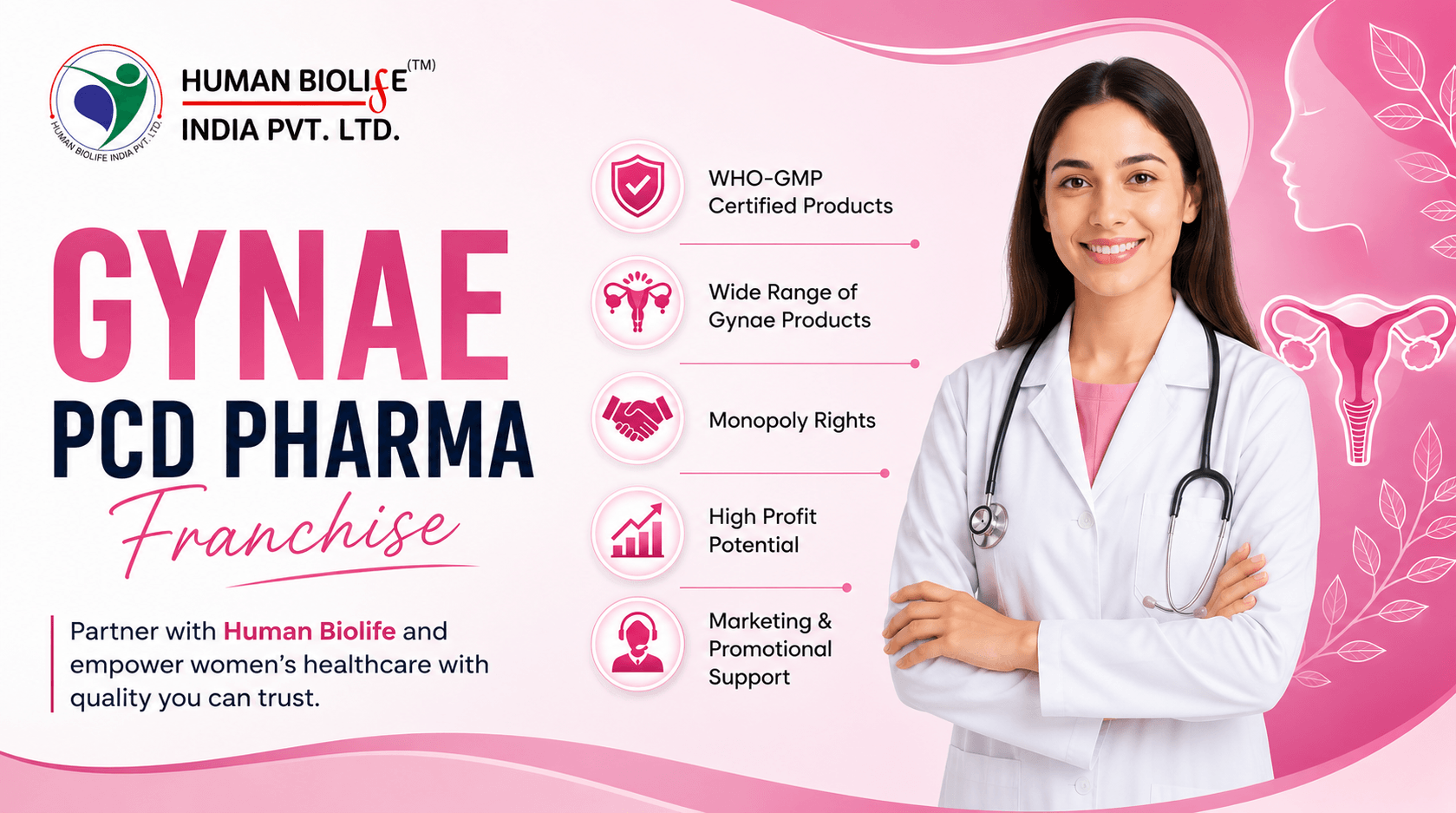 Gynae PCD Pharma Franchise