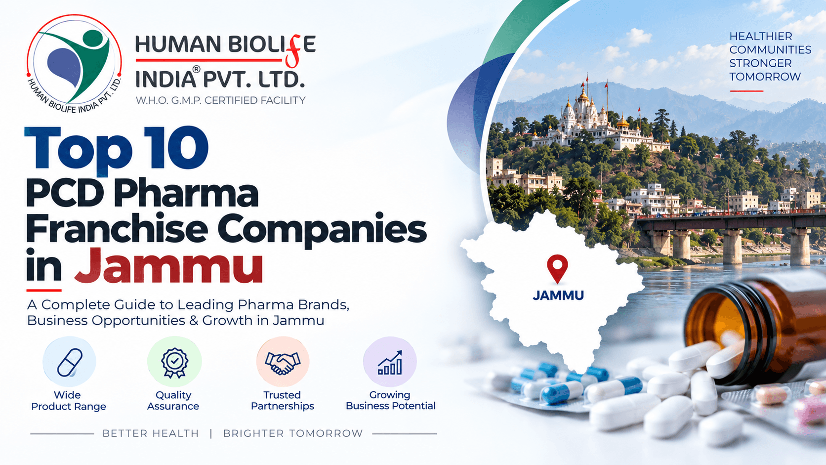 Top 10 PCD Pharma Franchise Companies in Jammu